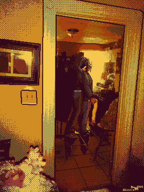 Kitchen (Original, Digital (pixel), 2026)