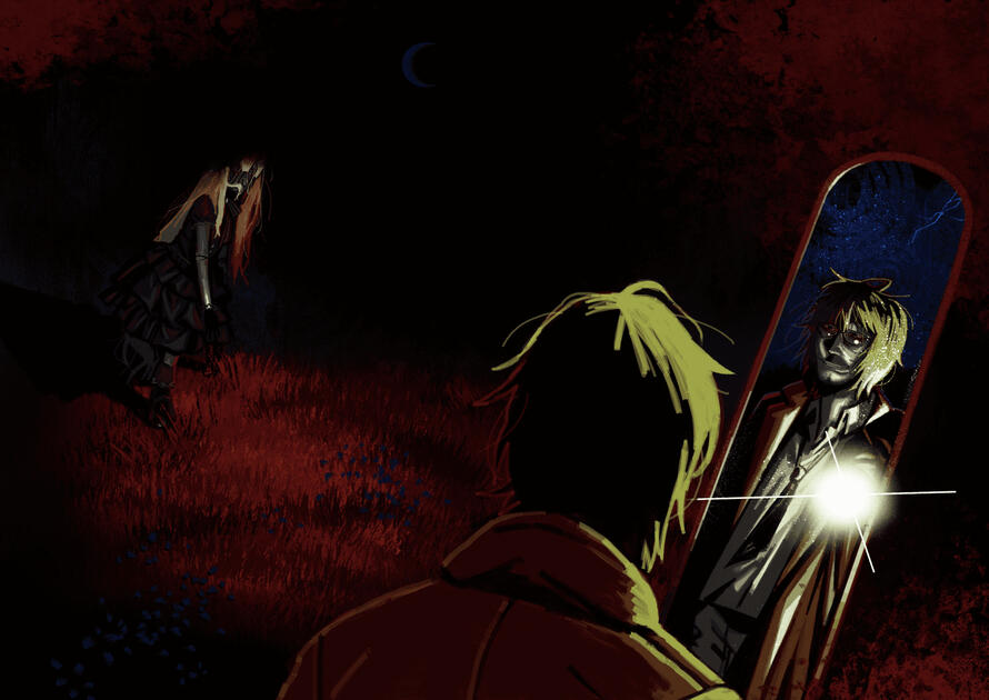 Cover for "Chills Down Your Spine: A Spirit Hunter Zine" (Digital, 2024)